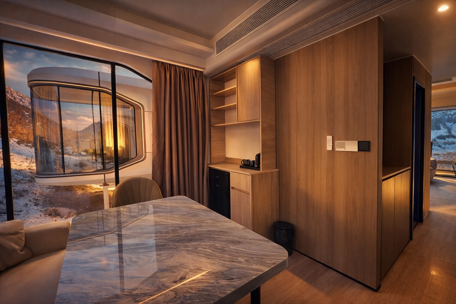 Capsule interior view 4